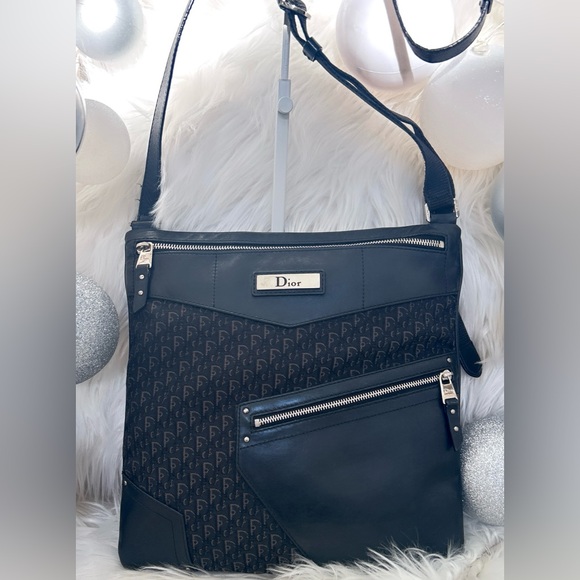 Christian Dior Trotter Canvas & Leather Crossbody - Picture 12 of 12